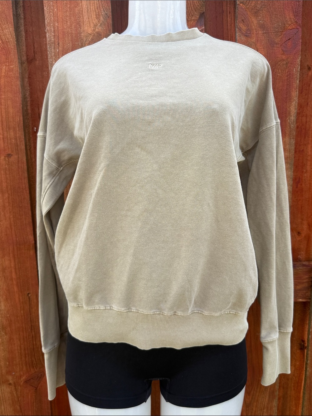 MP Myprotein Composure Washed Sage Green Crewneck Sweatshirt S